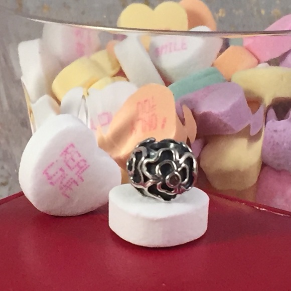 Pandora Jewelry - Authentic PANDORA SS Posey with Citrine CZ
